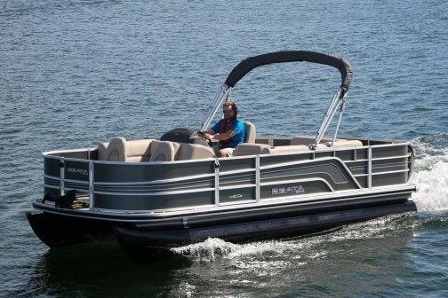 a small boat in a body of water